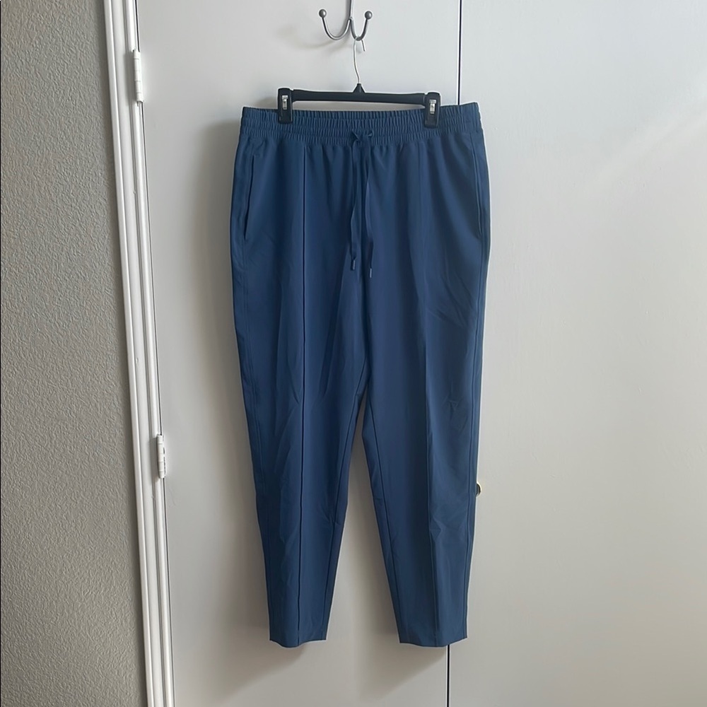 Calme by Johnny Was Blue Track Pants with Elastic Waistband